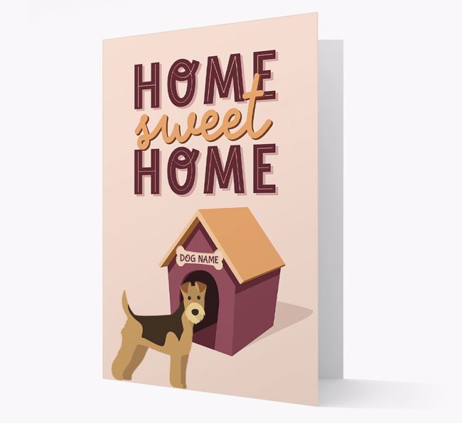 Home Sweet Home: Personalized {breedFullName} Card